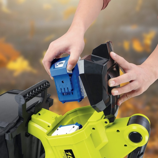 Sun Joe Battery Powered Walk-Behind Garden Vacuum & Mulcher 24V-X2